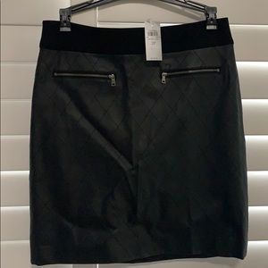 Pleather Pleated Skirt